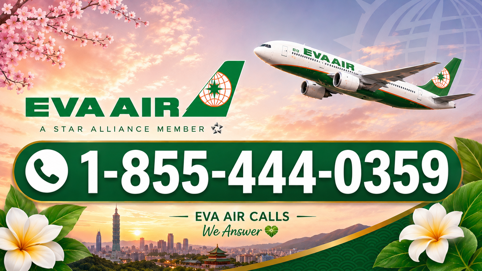 Eva Air Flight Booking Assistance | 24/7 Travel Help +1-855-444-0359